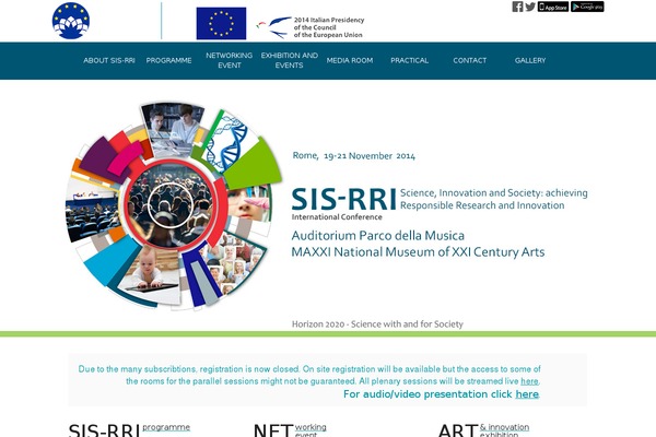 sis-rri-conference.eu site used Sisrri3