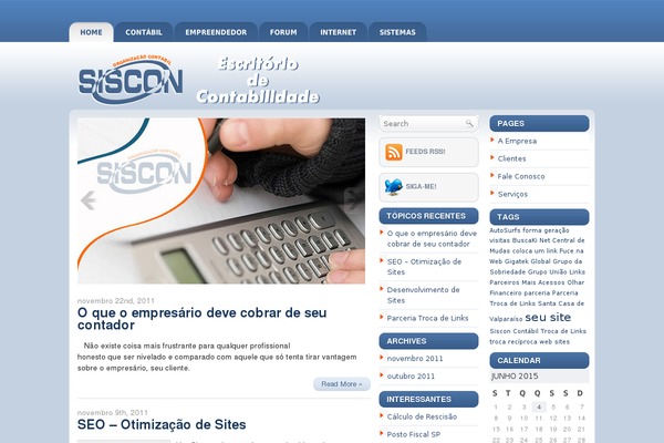 siscon.com.br site used Dravis