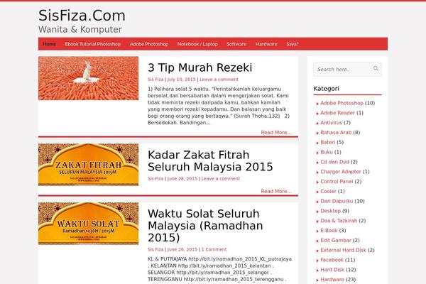 sisfiza.com site used Flatly