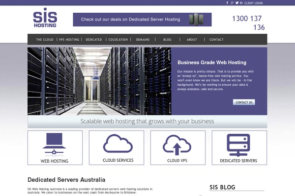 sishosting.com.au site used Genesis-child-new