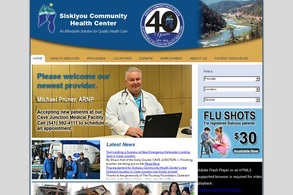 siskiyouhealthcenter.com site used Siskiyou_v1