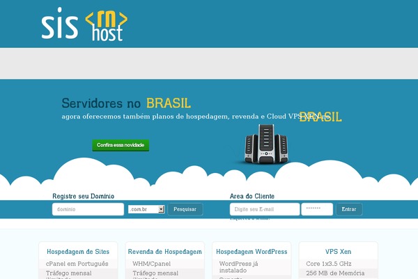 sisrnhost.com.br site used Sisrnhost