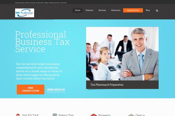 Taxhelp theme site design template sample