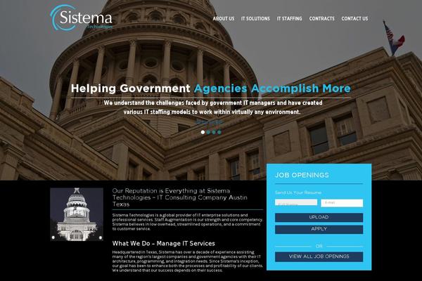 WordPress website example screenshot