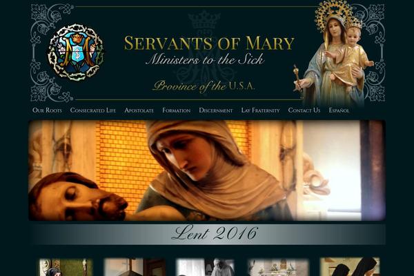 sisterservantsofmary.org site used Mary