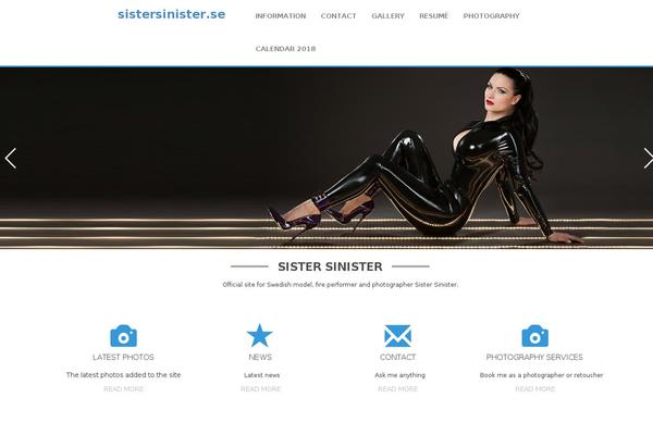 sistersinister.se site used Weblizar