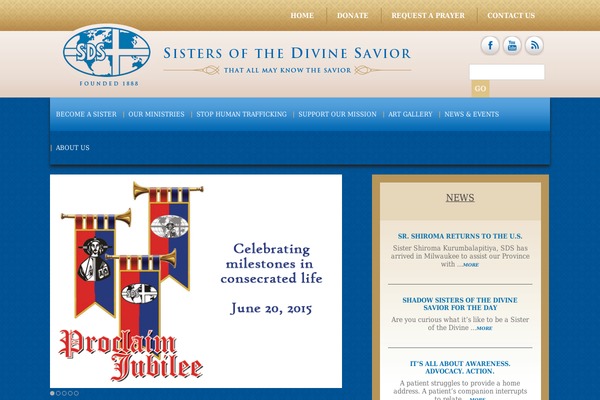 sistersofthedivinesavior.org site used Sotds