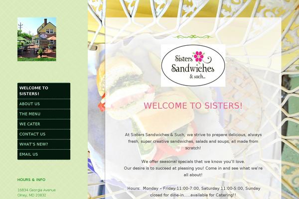 sisterssandwichesandsuch.com site used Pizzaland