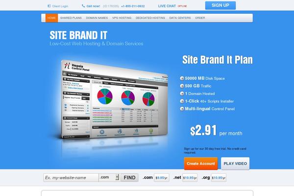 sitebrandit.com site used Featurehosting
