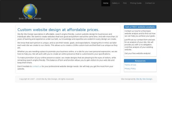 sitebysitedesign.com site used Sbsd_corporate