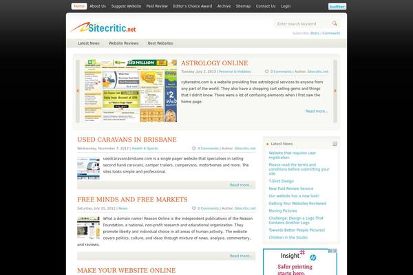 Flash News theme site design template sample