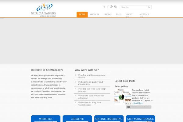 WordPress website example screenshot