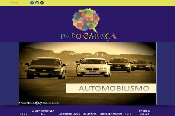 sitepapocabeca.com.br site used Papocabeca