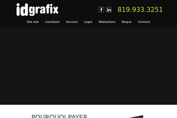 siteweb-sherbrooke.com site used Idgrafix