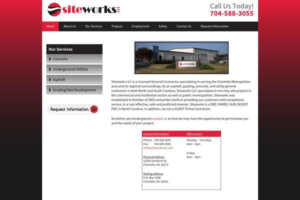 WordPress website example screenshot