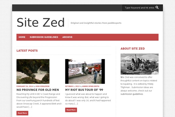 Zend theme site design template sample