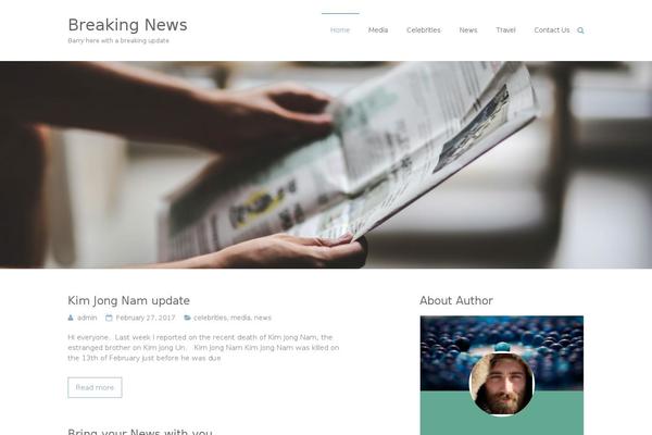 WordPress website example screenshot