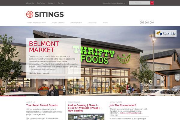 sitings.ca site used Sitings-2016
