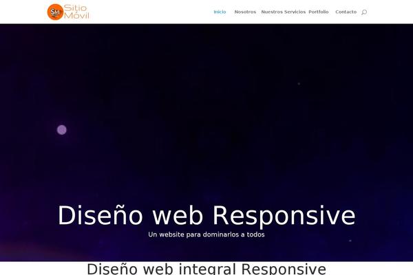 Divi theme site design template sample