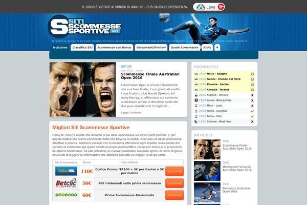 Default theme site design template sample