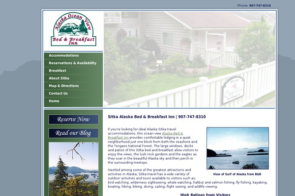 Alaska theme site design template sample