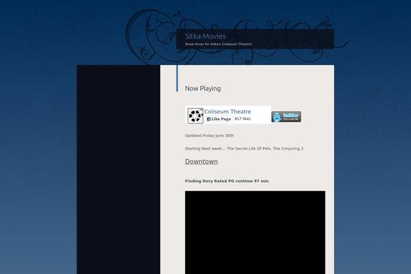 Dusk To Dawn theme site design template sample