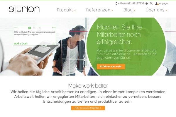 sitrion theme websites examples