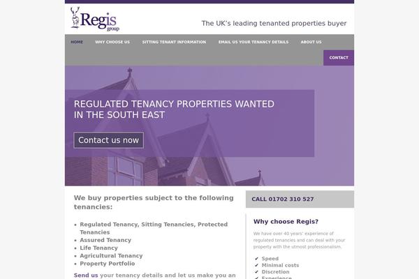 sitting-tenants.com site used Regis