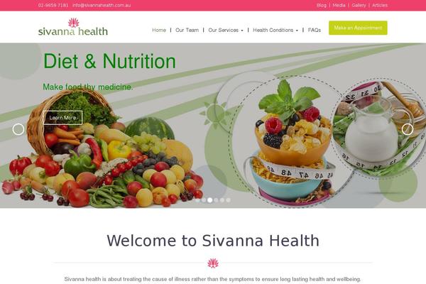 sivannahealth.com.au site used Dr-jaimini-raniga
