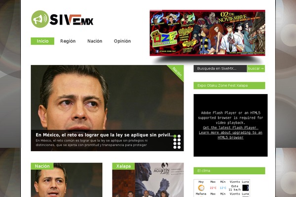sive.mx site used Gonzo