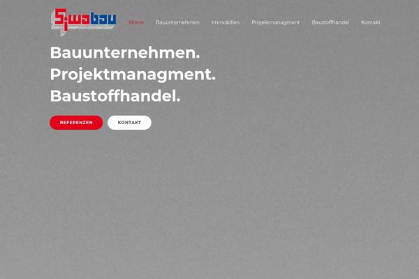 Impreza theme site design template sample