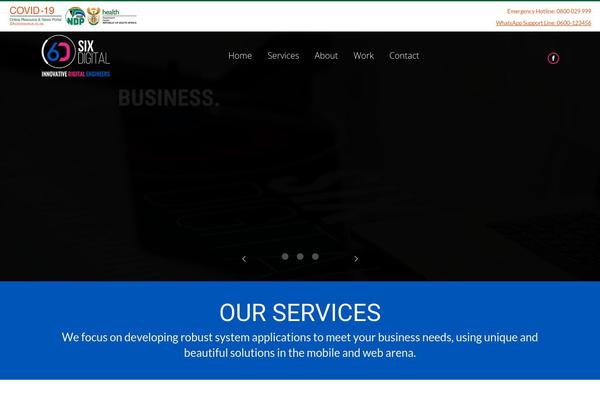 WordPress website example screenshot