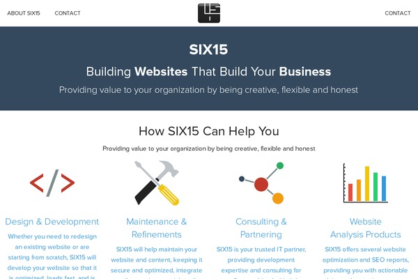 six15.com site used Sixfifteen