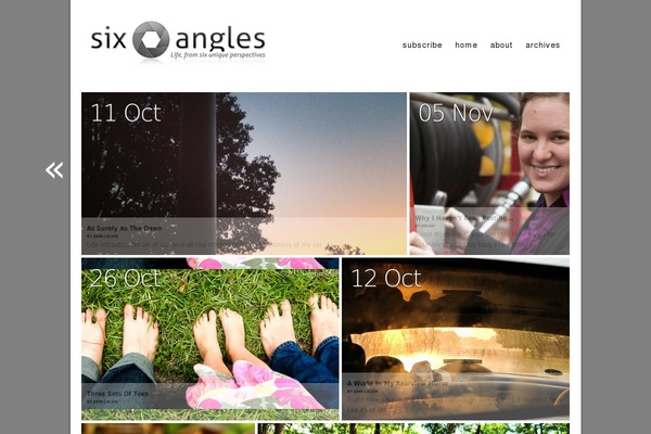 AutoFocus theme site design template sample