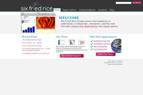 sixfriedrice.com site used Six-fried-rice