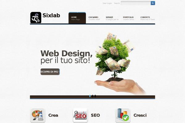 sixlab.net site used Theme1307