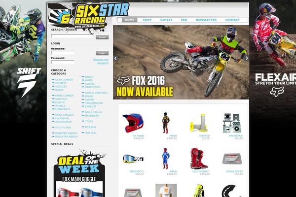 sixstarracing.com site used Eflavours_theme