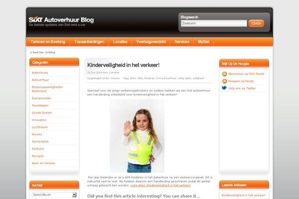 sixtblog.nl site used Sixt