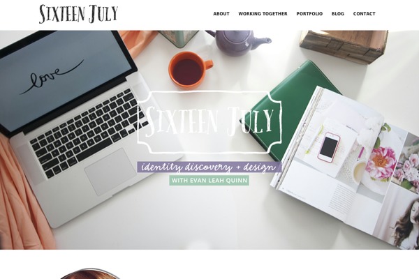 Sixteenjuly theme site design template sample