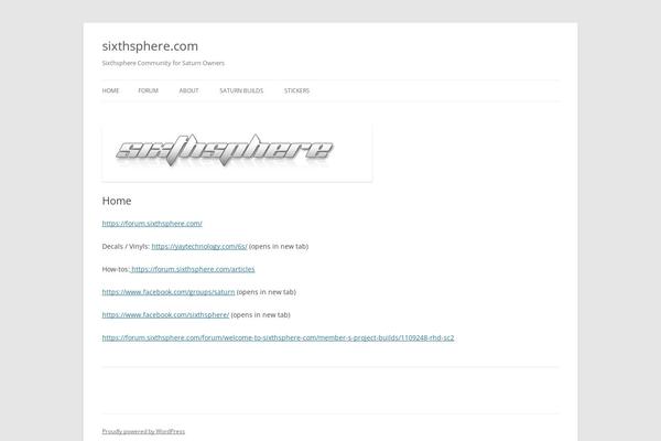 Twenty Twelve theme site design template sample