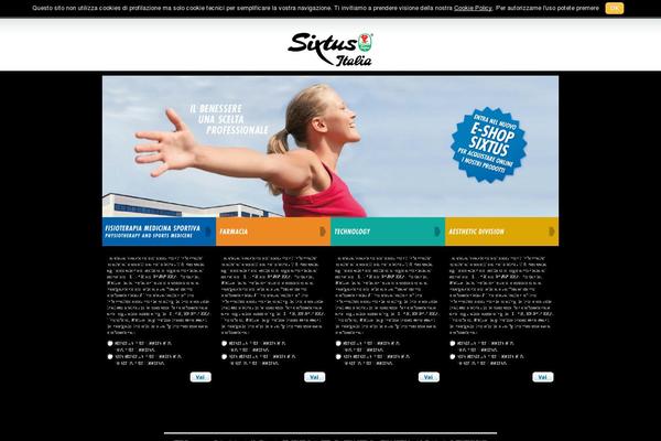 sixtus.it site used Starter Theme