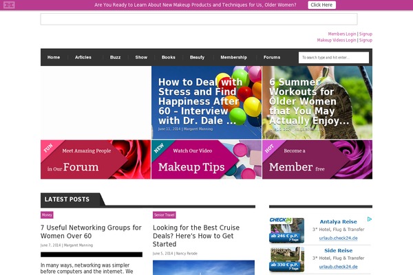 WordPress website example screenshot