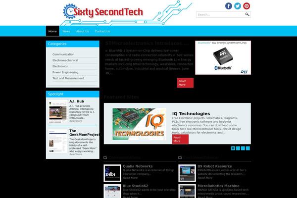 WordPress website example screenshot