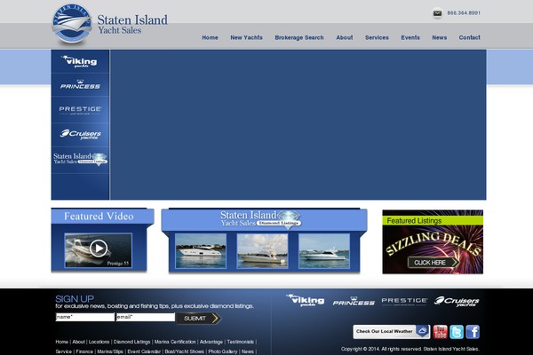 siyachts.com site used Staten