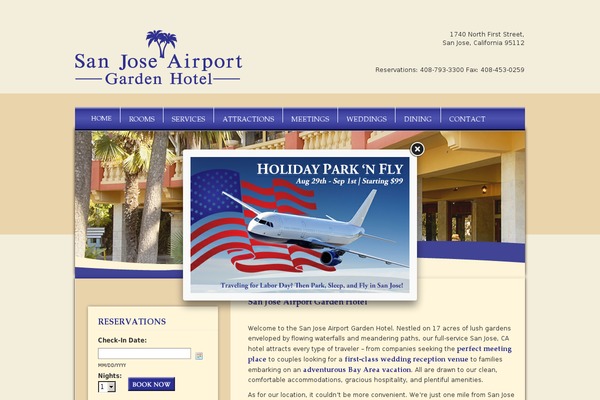 sjcairporthotel.com site used Genesis-cog1-wpengine