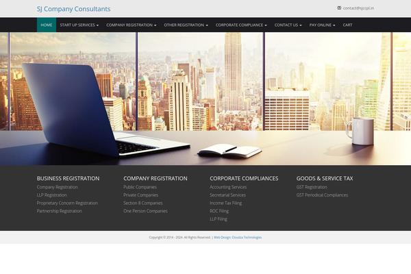sjccpl.in site used Cloudza