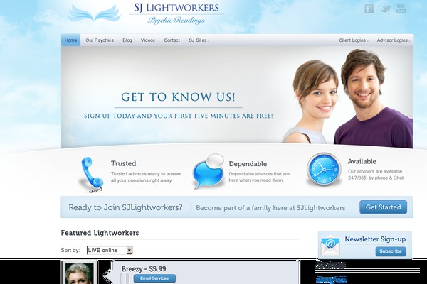 sjlightworkers.com site used Sjl