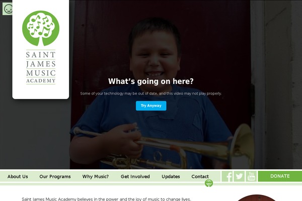 WordPress website example screenshot