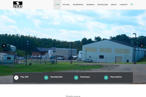 Industrial theme site design template sample