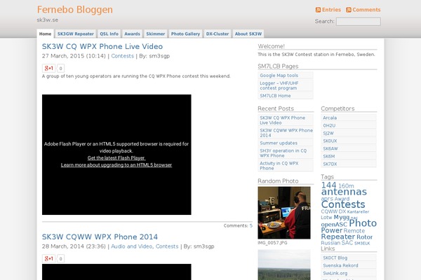 WordPress website example screenshot